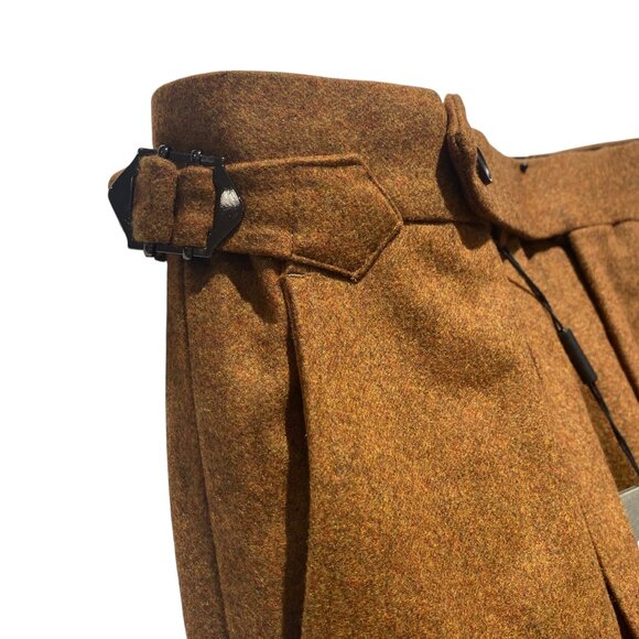 Size 34 Spier & Mackay Mens Flannel Ochre Trousers NEW! - Picture 2 of 6